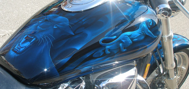 Airbrushed Motorcycle 2