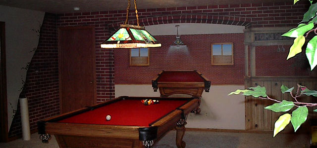 Pool Table Mural